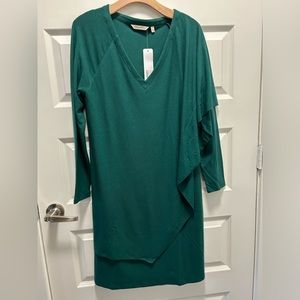 Soft Surroundings Women's Marla Dress Jewel Green  New With Tags Retail $110